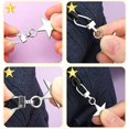 thumbnail image 3 of WeiHuan Toys 10 piezas de repuesto para tiradores de cremallera de metal, kit de reparación de tiradores de cremallera de aleación de zinc con forma de estrella de cinco puntas para ropa, chaquetas, p, 3 of 5