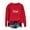 Red, variant on Elvqul Sweatshirts for Women Graphic Hoodies Loose Sweatshirts Crew Neck Long Sleeve Causal Elastic Valentines Juniors Tops Fashionable