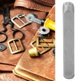 CRV Steel Star Shaped Punch Stamp 6mm Width 2.5'' Length for Leather