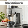 thumbnail image 6 of KitchenAid Metal Semi-Automatic Espresso Machine, Brushed Stainless Steel, KES6503, 6 of 10