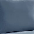 thumbnail image 3 of Ivy 4 Piece Full Size Cotton Ultra Soft Bed Sheet Set, Prewashed, Dark Blue - Saltoro Sherpi, 3 of 5