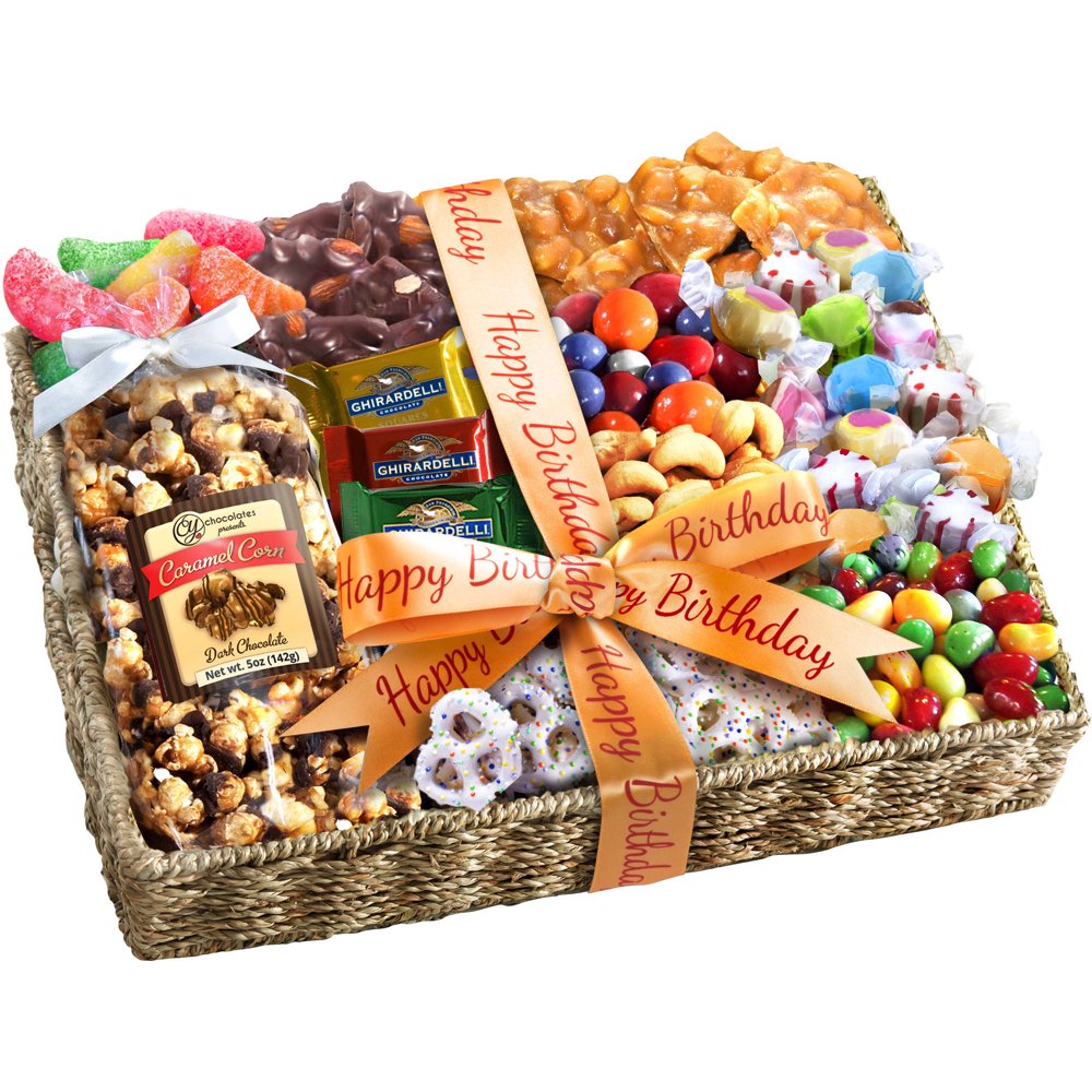 Golden State Fruit Gourmet Birthday Party Gift Basket, 12 pc Walmart