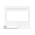 thumbnail image 3 of MDF Floating Entertainment Center with One Superior and Two Shelves for 50 - 59 Inch TVs in Primary Living Space Easy to Fold and Unfold, 3 of 4
