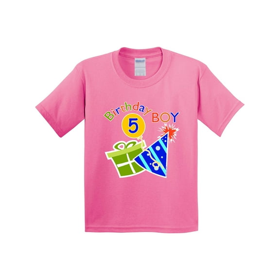 Inktastic Birthday Boy 5th Birthday Youth T-Shirt