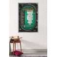 thumbnail image 2 of Poker Hands Wall Poster, 22.375" x 34", Framed, 2 of 2