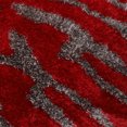 thumbnail image 4 of Rugsotic Carpets Hand Tufted Shag Polyester Eco-Friendly Area Rugs - 6'x9', Rectangle, Red Beige, Plain Solid Design, High Pile Handmade Anti Skid Rugs for Living Room, Bed Room K00078, 4 of 5