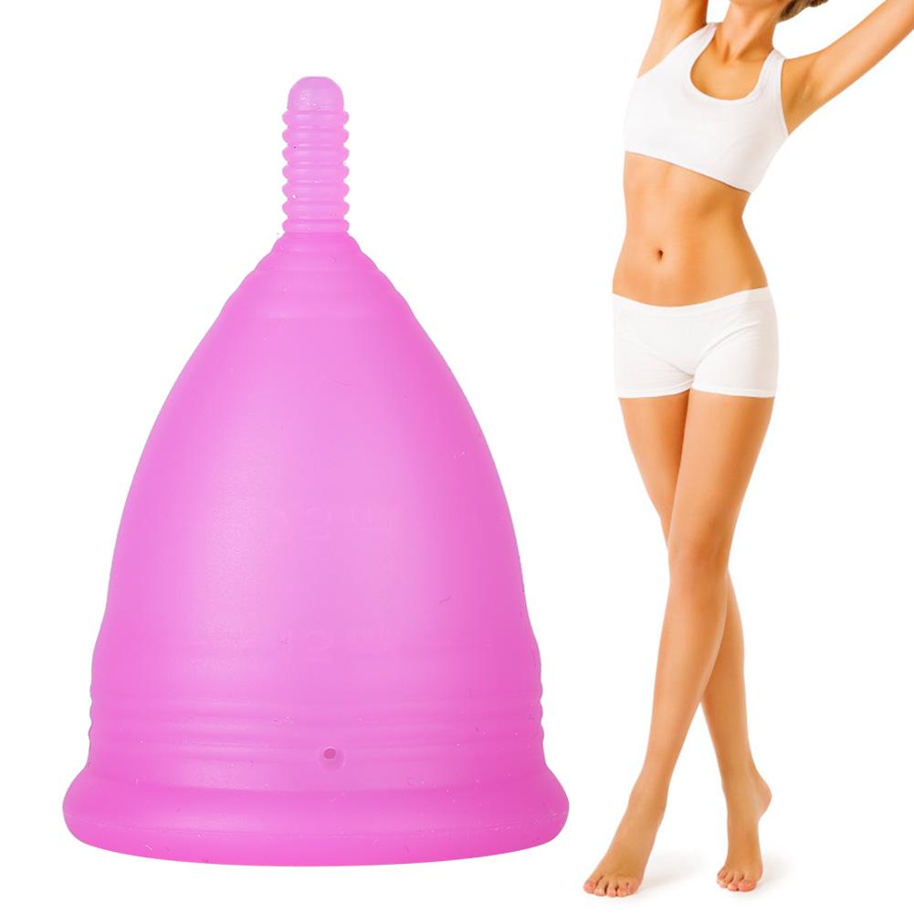 LYUMO Silicone Female Menstrual Cup Reusable Lady Leak Free Safety