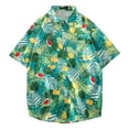 thumbnail image 4 of Vmvidoty Shirt for Men Summer Casual Beach Button Down Short Sleeve Printed Tropical Vacation Shirts M1 XL, 4 of 4