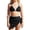 j-1317Black616, variant on MEZZALL Summer Girls Bikini Swimsuit Two Piece Swim Tops With Shorts For Hot And Beach Pool Party Beach Vacation With Cartoon / Flower Print Beachwear