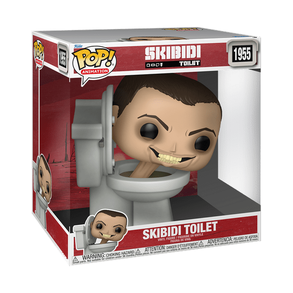 Funko POP! Jumbo: Skibidi Toilet Vinyl Figure - Skibidi Toilet, Walmart Exclusive