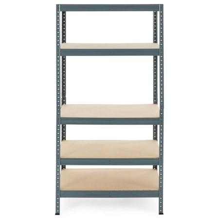 

Ditangy 36 x 72 Multipurpose 5 Tier Adjustable Storage Metal Frame Shelving Unit Boltless Utility Rack for Warehouses and Garages 800 lb Capacity