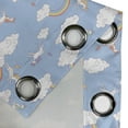 thumbnail image 3 of Ambesonne Cartoon Grommet Curtain Single Panel, Mythical Creatures Jump, 50"x60", Sky Blue Multicolor, 3 of 5