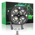 thumbnail image 3 of 1 Uds 40W 3nch luz LED de trabajo focos cuadrados 6500K luz LED de conducción para camiones de Carevas Luz de trabajo, 3 of 7