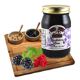 thumbnail image 3 of Huckleberry  Homestyle Southern Jams, 1 Pint Jar 1 lb 3 oz (538g) ALL Natural~Huckleberry Jam Homestyle, 3 of 9