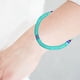 thumbnail image 5 of 1 pulsera bohemia de arcilla polimérica con cuerda para pareja (azul), 5 of 7