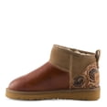 thumbnail image 4 of L'Artiste BRANDAI-GLOSS Shearling Ankle Boot – Embossed Leather & Suede Pull-On with Flatform Sole, 4 of 9