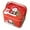 Light Red, variant on Christmas Cookie with Lids Large Cookie Boxes Metal Empty Santa Tinplate Xmas Gift Box for Christmas Holiday Candies Treats Storage Container (Dark Red,5.1"x4.3"x3.9")