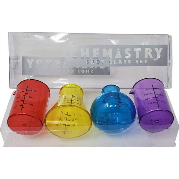 Kheper Games Chemistry Shot Glass Set of 4