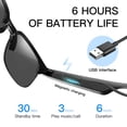thumbnail image 6 of VOPOCO Smart Glasses for Men Women, Bluetooth Glasses Can Answer/Reject Call Control Music, UV Protection Polarized Sunglasses for Outdoor Sports Activities, 6 of 8