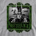 thumbnail image 2 of Beetlejuice Carousel Beetlejuice Unisex Adult Pull-Over Hoodie,Athletic Heather, 2X-Large, 2 of 6