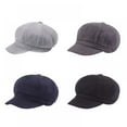 thumbnail image 4 of Summer 100% Cotton Plain Blank 8 Panel Newsboy Gatsby Apple Cabbie Cap Hat, 4 of 5