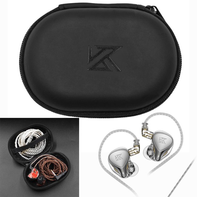 Estuche para auriculares con cable de PU para almacenamiento de auriculares para BA10 AS10 ES4 bolsas de transporte de cuero