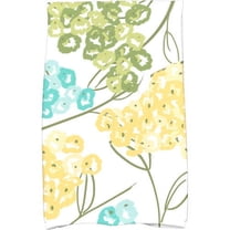 Simply Daisy 18" x 30" Hydrangeas Floral Print Kitchen Towel