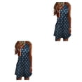 thumbnail image 3 of Vestido corto informal Qarigey con estampado floral bohemio Sexy Halter para mujer S M L XL 2XL 3XL 4XL 5XL, 3 of 6
