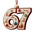 thumbnail image 1 of 67 adornos navideños planos en 2D divertidos Six Seven Meme Decoración navideña Regalos para adolescentes y adultos amantes del humor, 1 of 7
