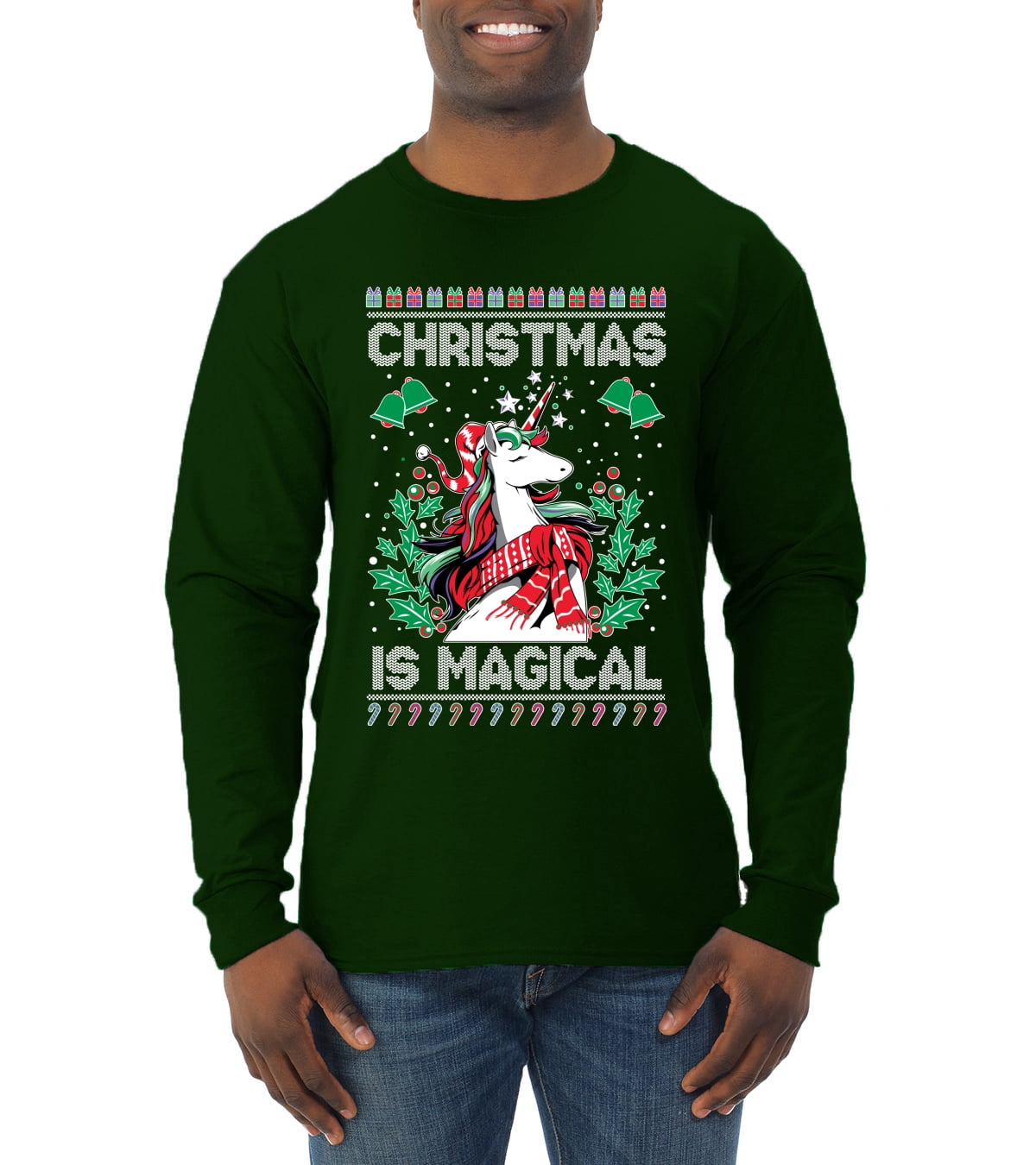 Magical Unicorn Christmas Mens 