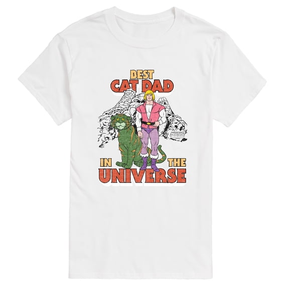 Masters of the Universe - Best Cat Dad - Men's Short Sleeve Graphic T-Shirt