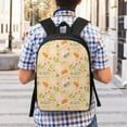 thumbnail image 5 of Uemuo Scandinavian Style Hygge Printed Durable 17-inch Student Backpack - Lightweight, Waterproof, Adjustable Straps, Ideal for School, Work, Travel, 5 of 5