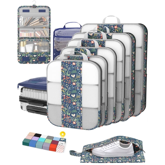 Set de cubos de compresión para viaje OlarHike de 10 piezas