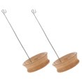 thumbnail image 3 of Support de Corde d'Encens en Bois avec Base en Fer pour Usage Domestique Couleurs Assorties Excellente Finition 2 Pcs, 3 of 8