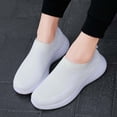 thumbnail image 2 of HEWUQI Women's Running Shoes Lightweight Working Cushion Sole Comfortable Athletic Tennis Sneakers for Gym Travel Workout Daily Wear White Size 7.5, 2 of 4