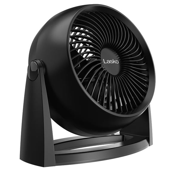 Lasko Whirlwind Tilt 12" Table Fan, Wall Mount, 3-Speed, Tilting Head, Black, A12105