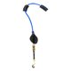 thumbnail image 3 of Correa para el cuello del saxofón universal ajustable y acolchada para principiantes (barítono) Azul, 3 of 9