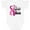 AA-White, variant on Inktastic Breast Cancer Awareness I Support My Mom with Pink Ribbon Boys or Girls Baby Bodysuit