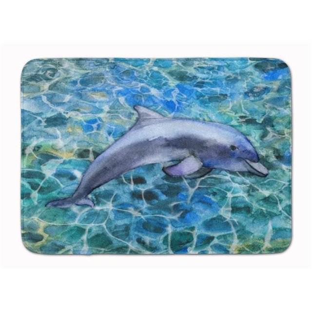 Carolines Treasures BB5339RUG Dolphin Machine Washable Memory Foam Mat