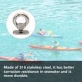 thumbnail image 6 of ACDANC Kayak Track Mount Accessories 6 Pack,Stainless Steel Tie Down Eyelet Rail System for Kayak Canoe Boat Trailer Sailboat, 6 of 7
