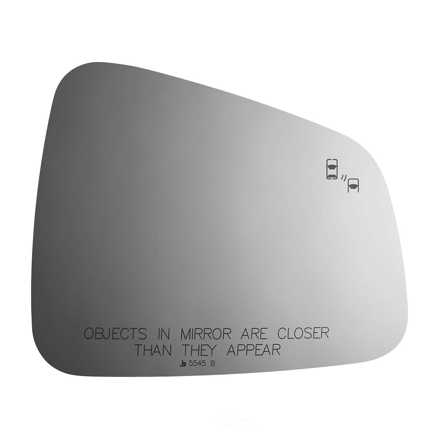 Burco Side View Mirror Replacement Glass - Clear Glass - 5545B