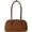 Brown, variant on Leather Shoulder Bags for Women Suede Bowling Bag Purses Hobo PU Casual Handbag Work Office Spring Fall Winter Work Travel
