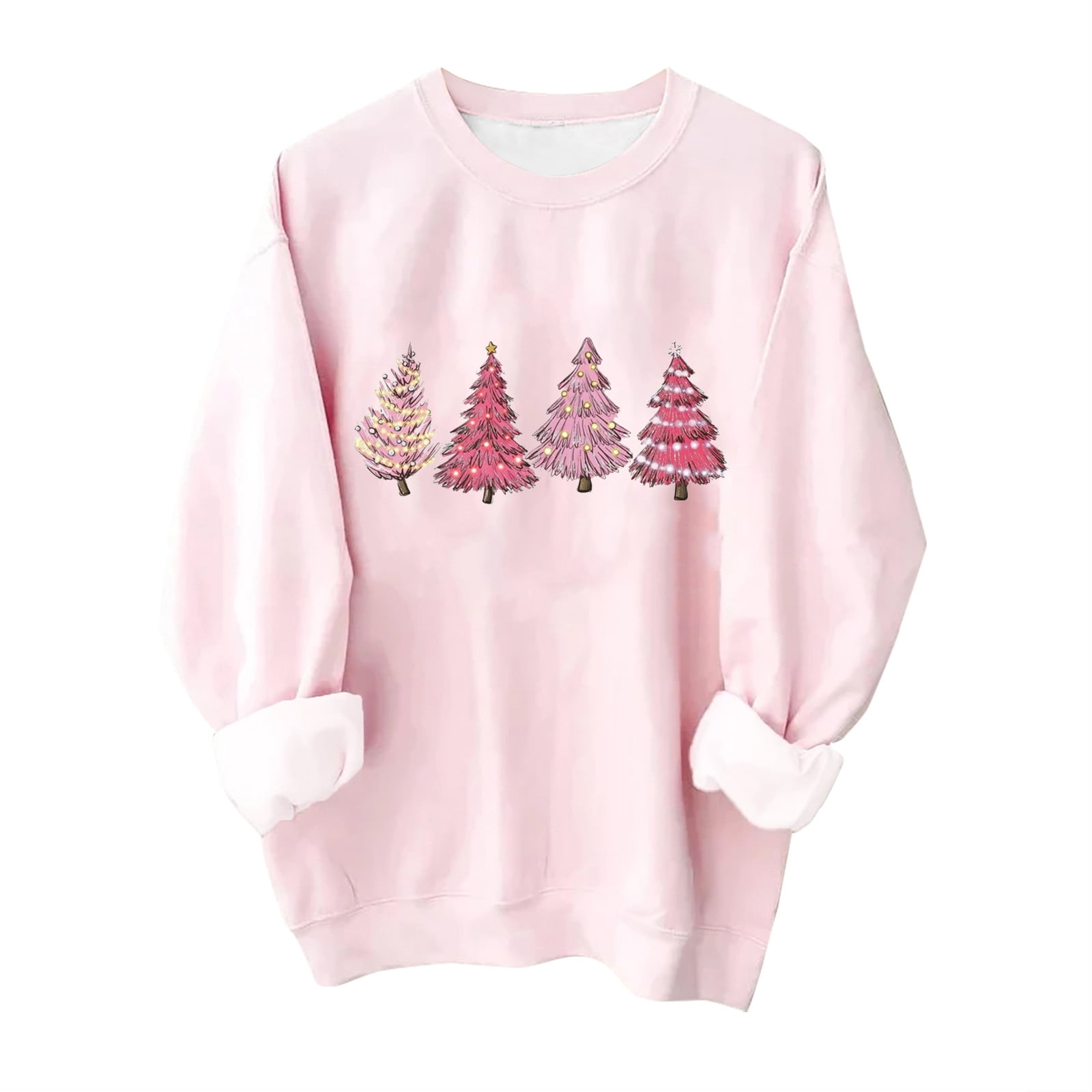 Girls pink christmas jumper deals