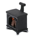 thumbnail image 4 of Miniature Fireplace Statue, Preservative LED Fireplace Lantern Miniature With LED Light For Desk Decoration, 4 of 8