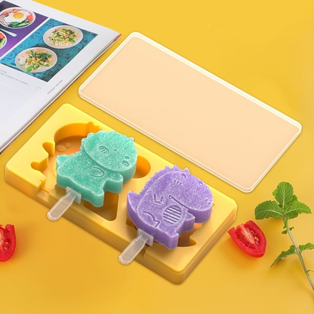 Moldes para helados, paletas y postres caseros. Moldes aptos para alimentos. Ideales para niños.