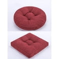 thumbnail image 4 of Nvzi Cushion Garden Terrace Home Kitchen Office Thick Comfortable Cushion, Red, 16 * 16 inches, 4 of 4