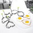 thumbnail image 1 of Stainless Steel Omelette Pancake Mold, 5PCS, 1 of 4