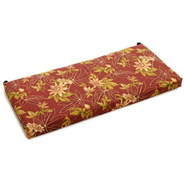 Coussin d'Extérieur en Polyester Filé pour Causeuse 45 Pouces par 19 Pouces - Passion Rubis