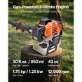 thumbnail image 3 of Gas Pole Saw Rotatable Head 43CC 2-Stroke Tree Trimmer 10 in Cutting Bar, 3 of 6