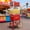 Red, variant on Commercial Popcorn Machine with Cart – 20 oz Kettle Vintage-Style Popcorn Popper on Wheels with Tempered Glass, Warming Deck, 1440W Countertop Popcorn Maker for Parties, Home Theater & Events